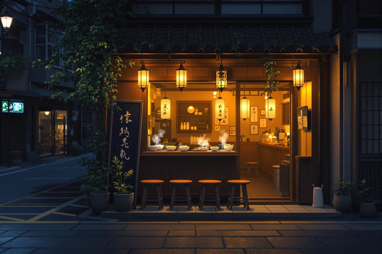 红果作品 - 深夜小食堂