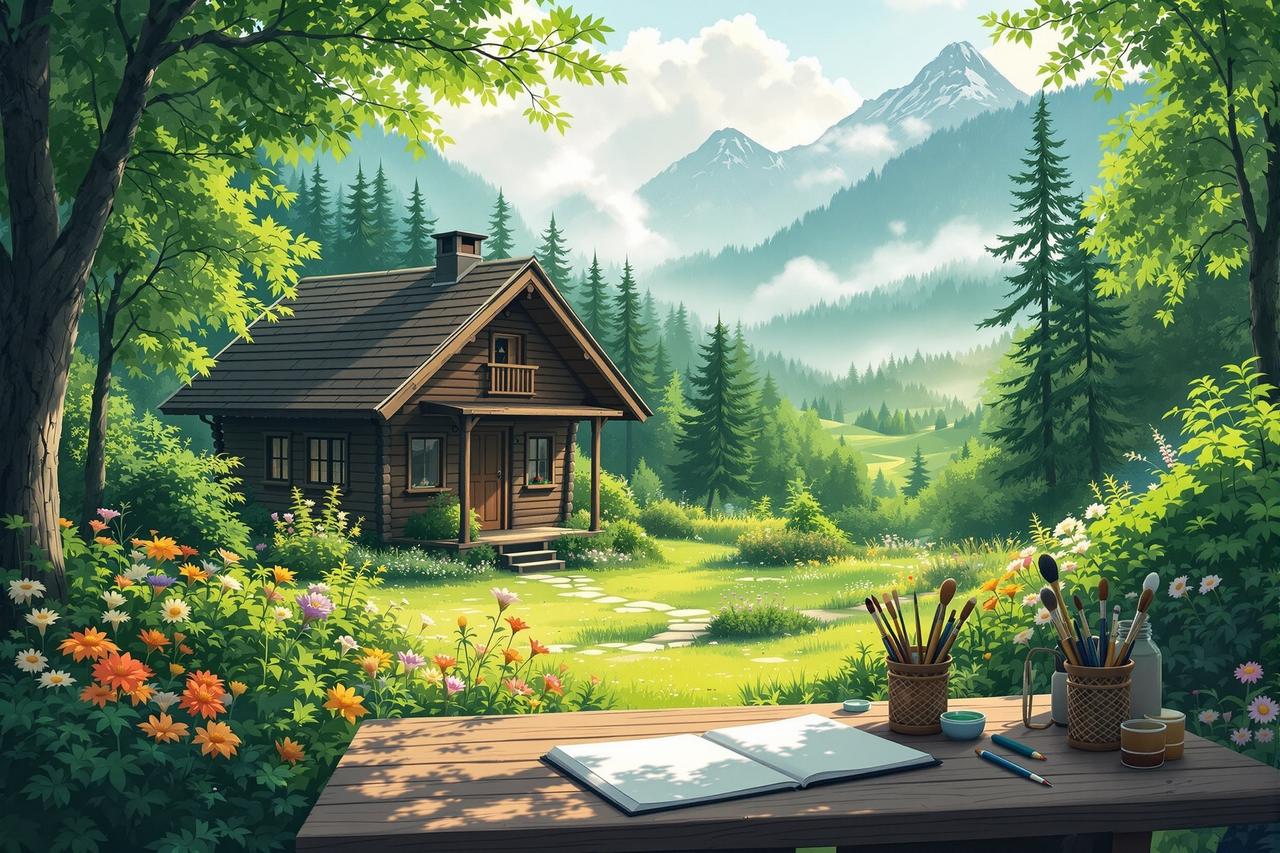 红果作品 - 山居笔记
